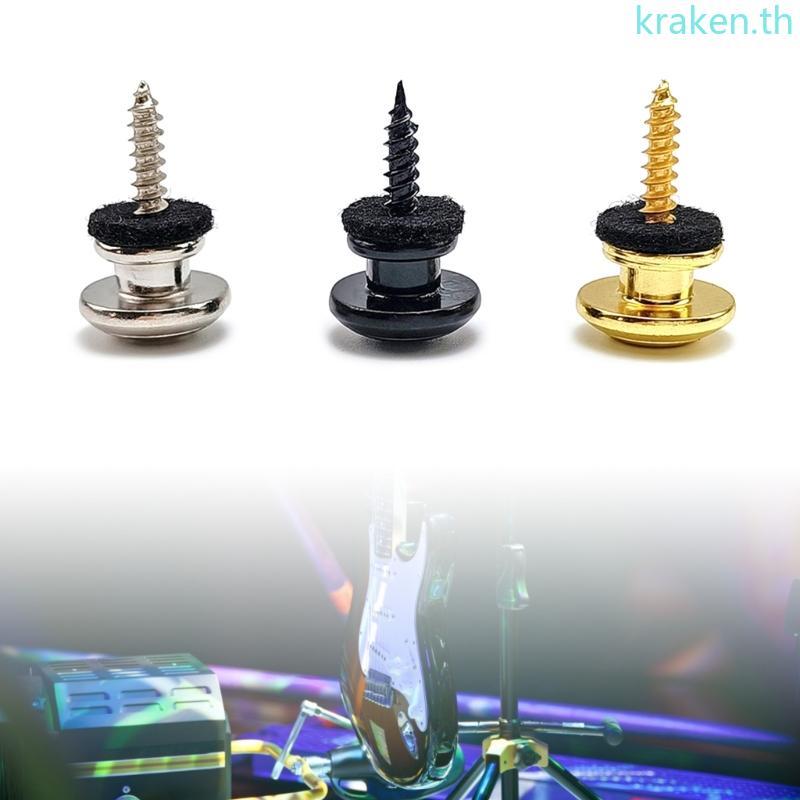 KRA Guitar Strap Lock Pin Button Guitar Tail Pin Strap Locks Guitar Strap End Pin