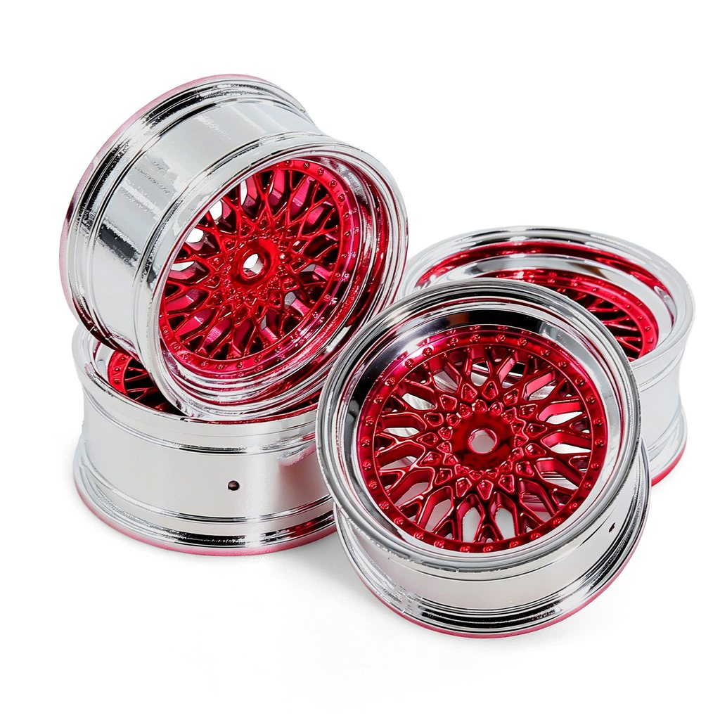 R702 Nylon Wheel Rim 4Pcs Offset:3mm For 1:10 On-Road Drift Car TIMIYA TT01 TT02 XV01 XV02