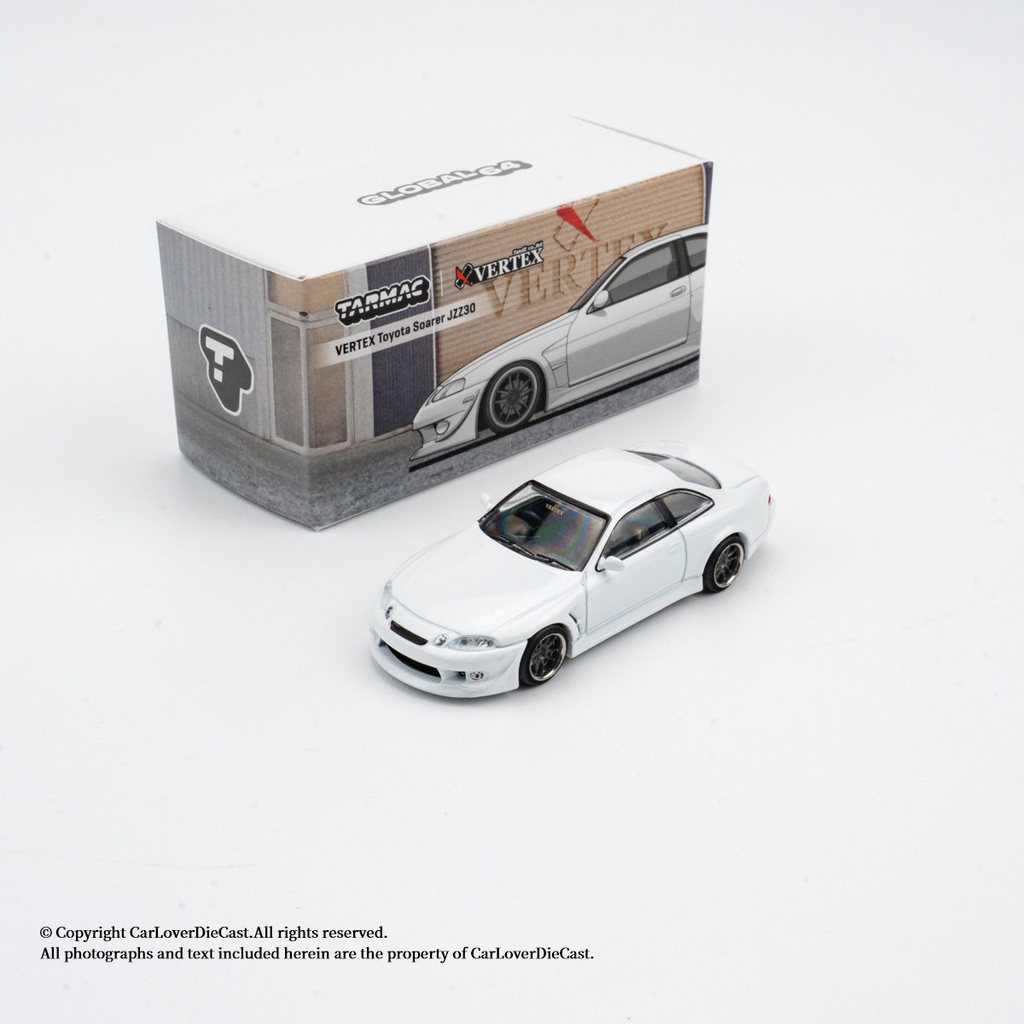 [คลังสินค้าพร้อม] TW 1: 64 VERTEX Toyota Toyota Soarer JZZ30 โมเดลรถอัลลอยผลิตภัณฑ์สําเร็จรูป