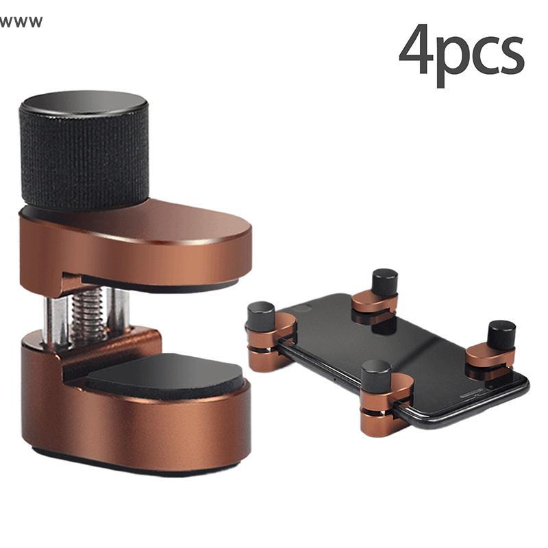 ที่หนีบหน้าจอ LCD ปรับได้4ชิ้นเครื่องมือซ่อมโทรศัพท์มือถือคลิปแท็บเล็ต