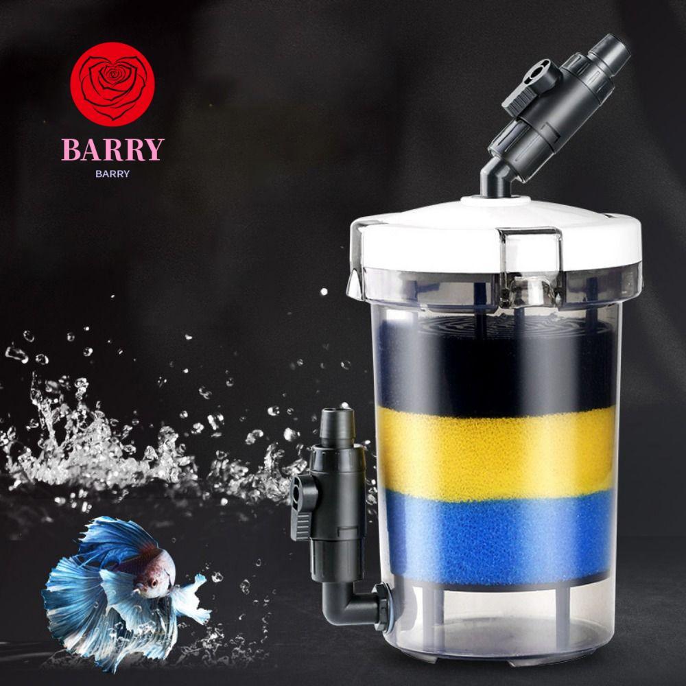 BARRY Pre-Filter Fish Tank Filter, 6W พลาสติกถังปลาถังกรอง,ปฏิบัติ Ultra-quiet Pre Filter Bucket โปร
