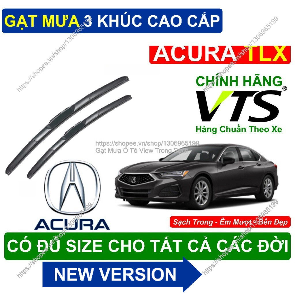 ACURA TLX 3-Segment ที่ปัดน้ําฝน - คู่ที่ปัดน้ําฝนสําหรับรถยนต์ ACURA TLX - มีจําหน่ายทุกขนาดสําหรับ