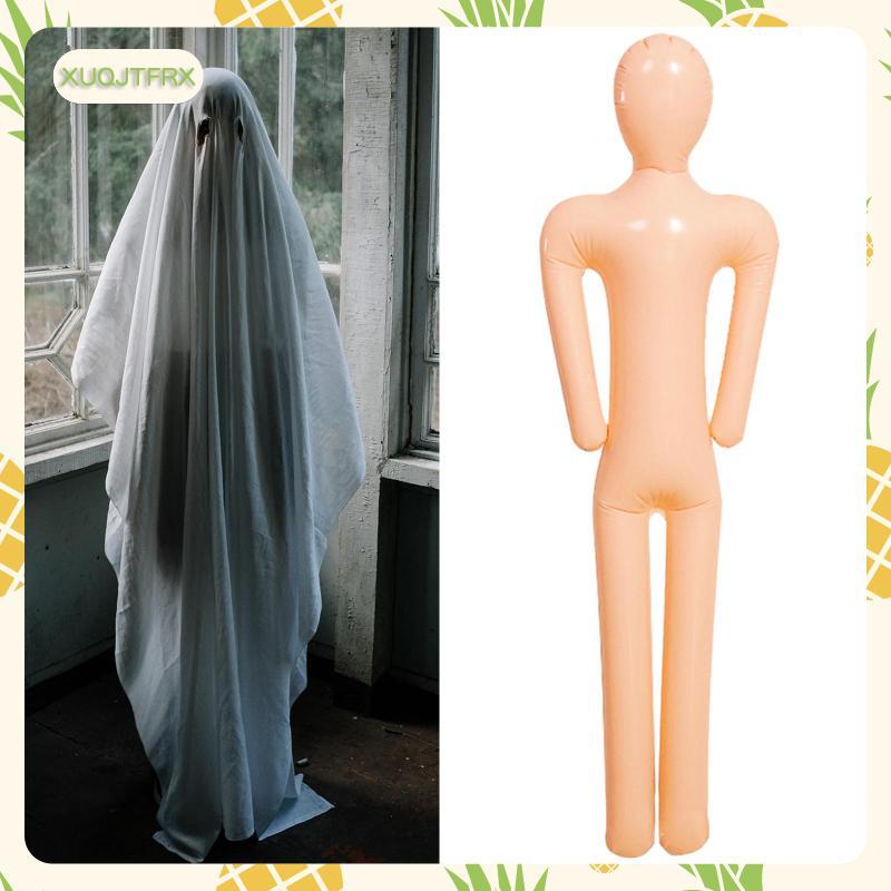 [xuqjtfrx] Inflatable Mannequin คอสเพลย์ 4.9ft ฮาโลวีนเครื่องแต่งกาย Prop Inflatable DIY ตกแต่งฮาโลว
