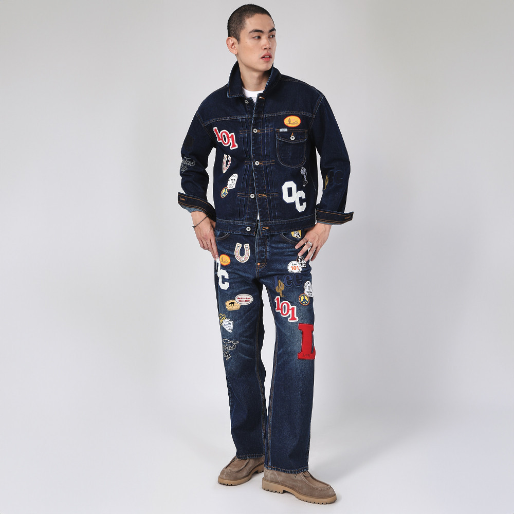 LEE جاكيت جينز رجالي Comfort مجموعة 101 — داكن — صورة 4