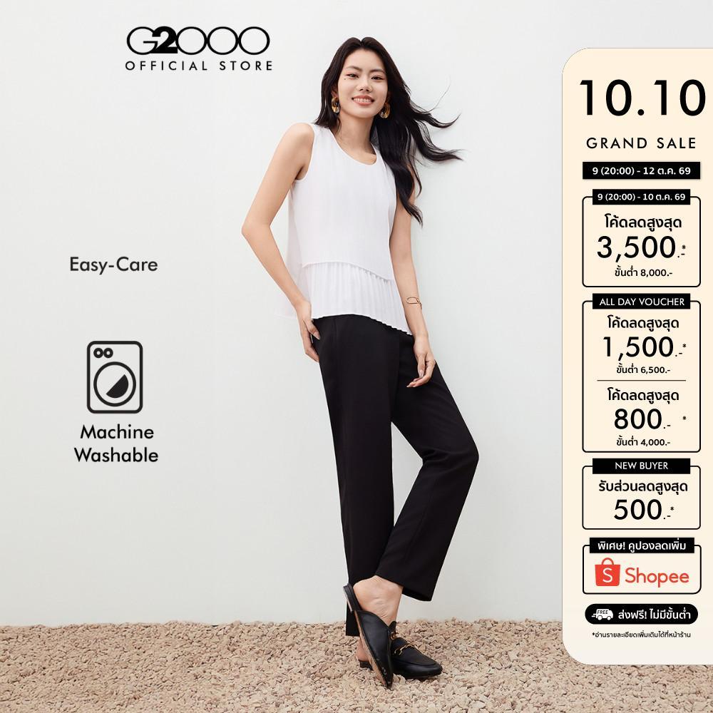 G2000 بلوزة نسائية Regular — أبيض — صورة 2