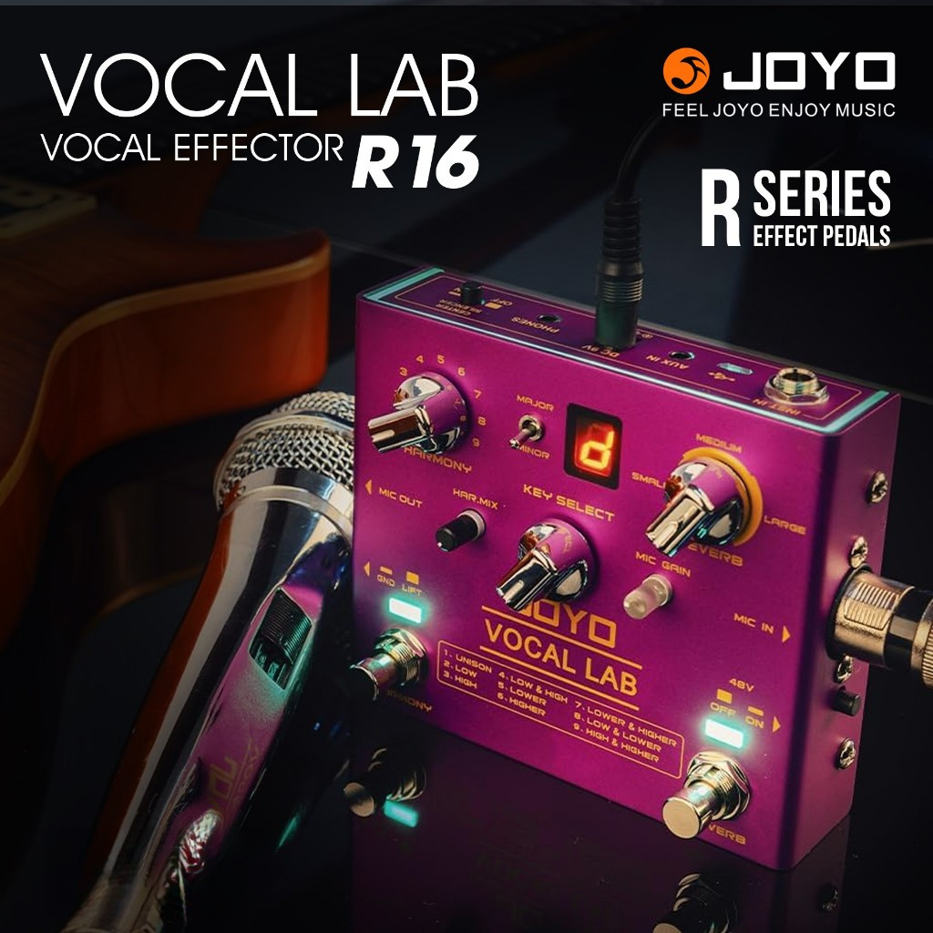 JOYO เอฟเฟค Pedal Effect Vocal LabVocal Effector R16 (6500)