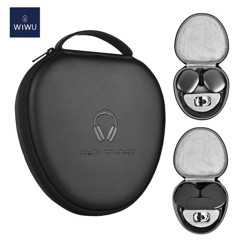 WiWU ป้องกันสมาร์ทสําหรับ Airpods Max พร้อม Autosleep กันน้ํา Hardshell กระเป๋าสําหรับ Airpods Max ก