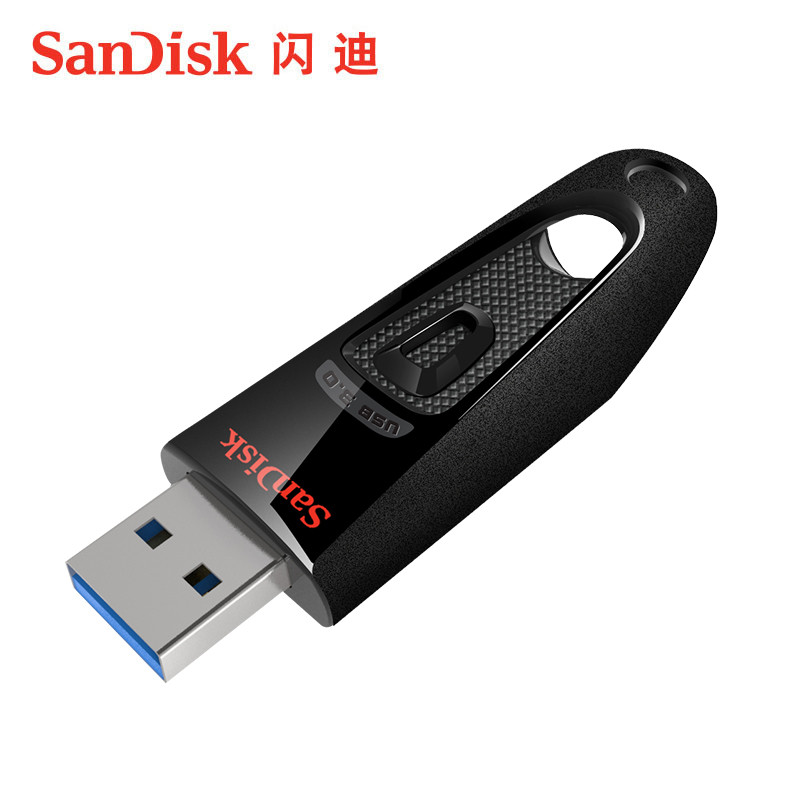 แฟลชไดรฟ์ USB3.0 ความเร็วสูง SanDisk Supreme CZ48 512G ไดรฟ์ USB ที่สร้างสรรค์ ไดรฟ์ U ที่เข้ารหัสเฉ