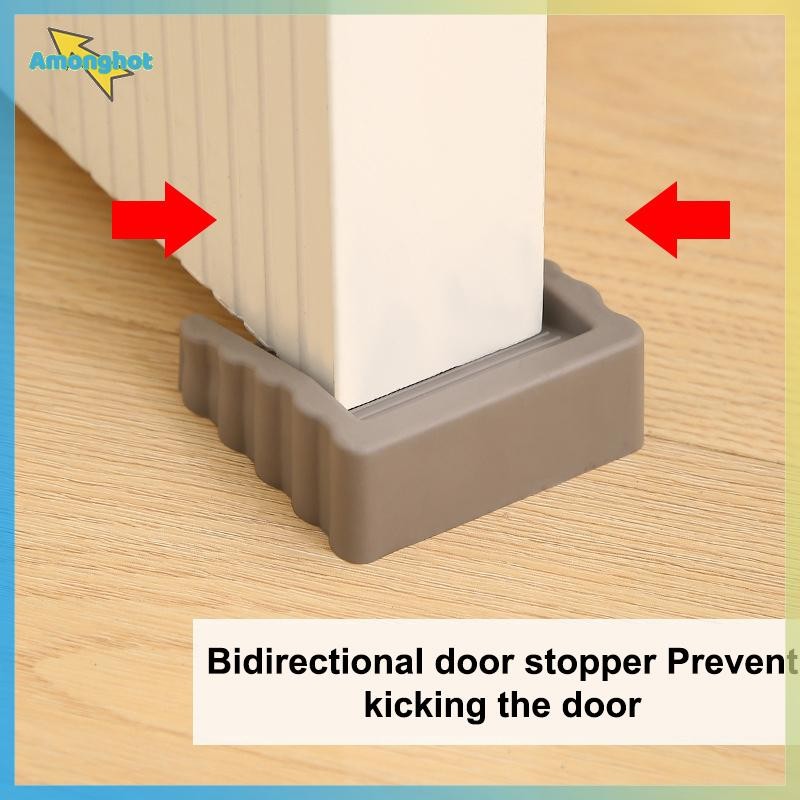 Amonghot> 1/2/3 ชิ้นยาง Wedge Door Guards ความปลอดภัยป้องกัน Seams Anti Pinch มือประตูป้องกันความปลอ