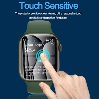 ฟิล์มป้องกันแก้วนิรภัยไฮโดรเจล for Apple Watch IWatch Ultra 3 2 Series 11 10 9 8 7 6 5 4 3 SE 3 2 49 46 45 44 42 41 40มม