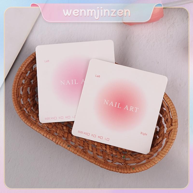 [IN] 100 ชิ้นกดบนบรรจุภัณฑ์เล็บแสดงที่ทําด้วยมือเล็บปลอมออกแบบ Swatch แสดงการ์ดเล็บตัวอย่างแสดงร้าน TH