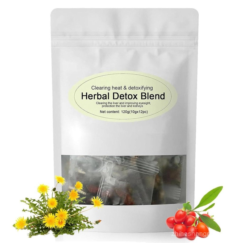 สมุนไพรดีท็อกซ์ผสม, ชา Dandelion Goji Berry, Liver And Kidney DetoxTea, Dandelion Wolfberry Tea-Orga