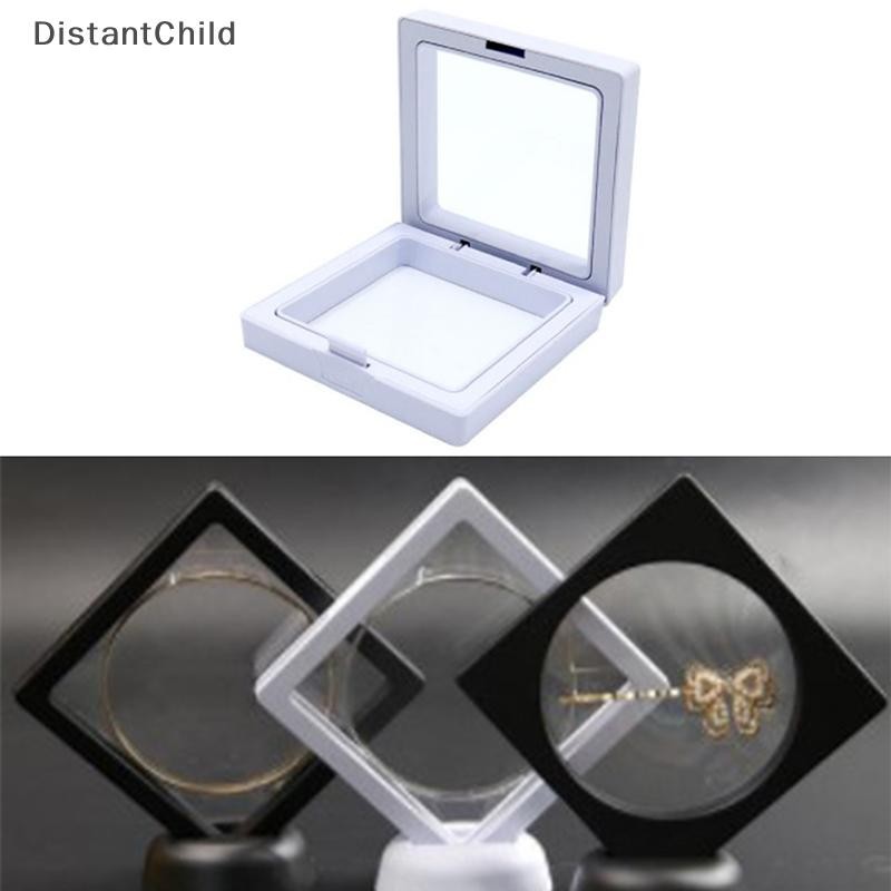 DSTH สีขาวโปร่งใส Suspension Display Cases กล่องเครื่องประดับสร้อยคอผู้ถือ DSS