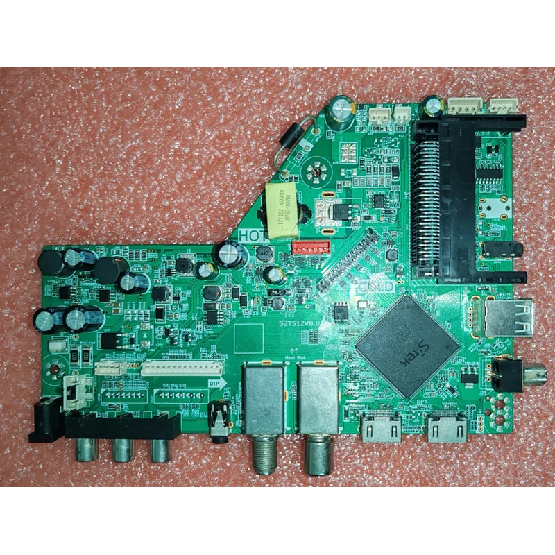 S2T512V8.0 เมนบอร์ด LED TV พร้อมกระแสไฟคงที่ 36-60v และ 280ma ภาพถ่ายทางกายภาพ ทดสอบดี