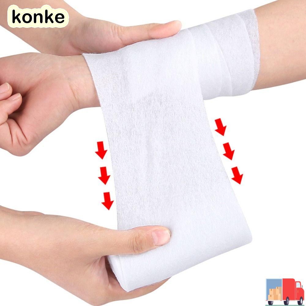 KONKE Cast Padding Wrap, Breathable Absorbent Undercast Padding Roll, Soft Cotton Gauze Roll
