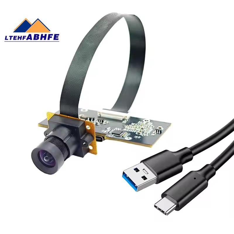 [ขายร้อน L]3840H X 2160V 4K 8MP HD 1/2 นิ้ว OS08A10 USB3.0 Type-C โมดูลกล้อง FF 93° MJPEG,YUV2,H264 