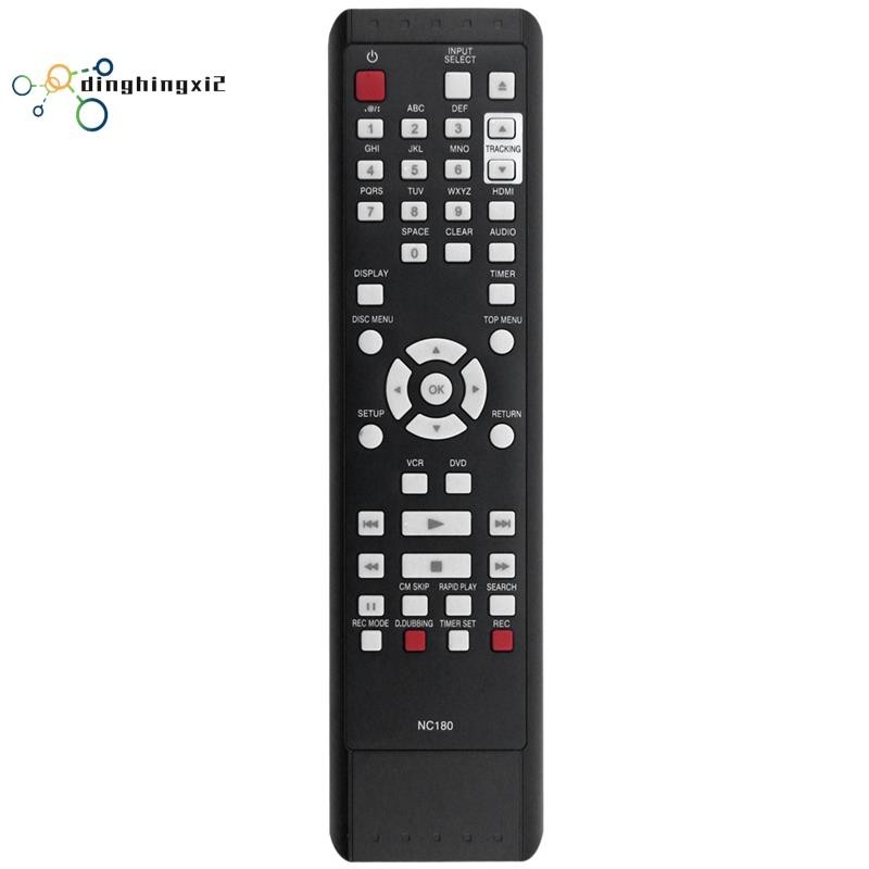 เปลี่ยน NC184 NC180 รีโมทคอนโทรลสําหรับ VCR Recorder DVDR ZV42FX4A ZV427FX4