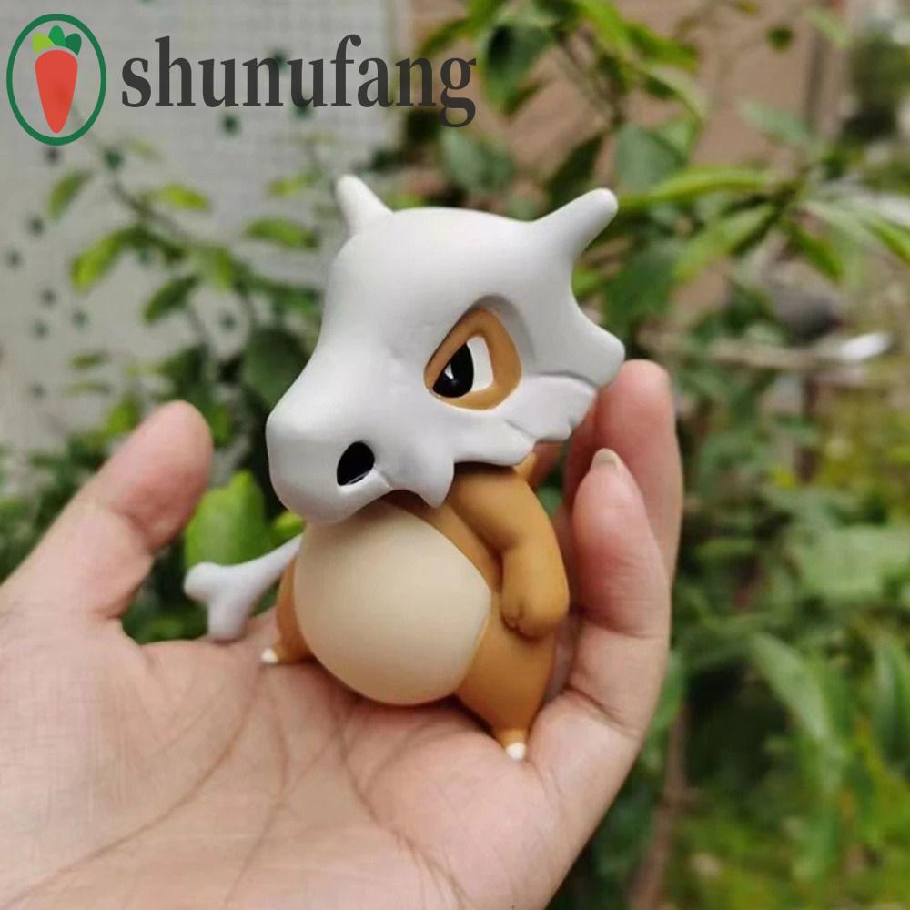 UNUF Pokemon Cubone Action Figure, PVC น่ารักรุ่นอะนิเมะ Cubone รูปของเล่น,สะสมสะสมสะสม 8 ซม.อะนิเมะ