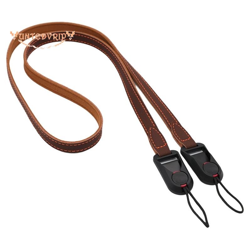 [Quick U]สายคล้องกล้อง Vintage A7S III/A6700/ZV-E10 II Leather Quick Releas