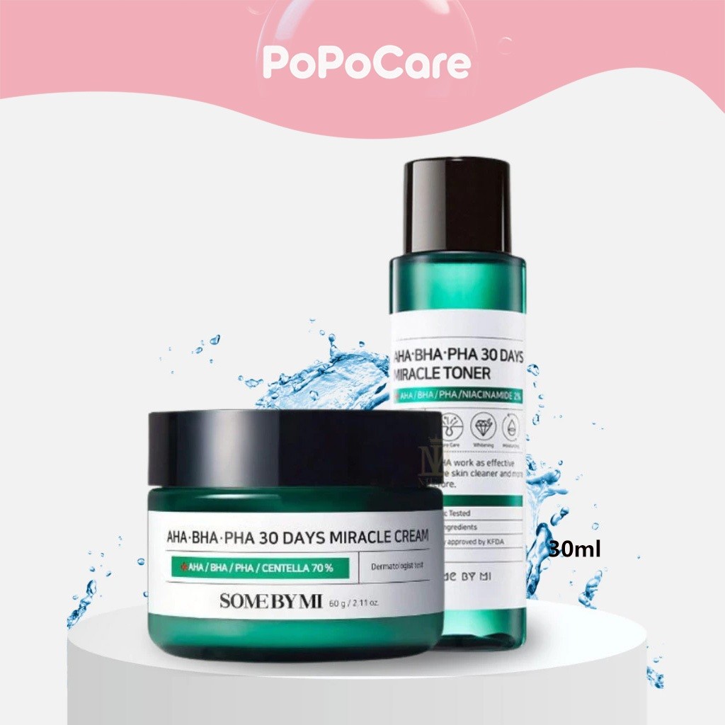 SOMEBYMI - AHA BHA PHA 30 DAY MIRACLE CREAM TONER ซัมบายมี ครีมผิวขาว ลดสิว ลดริ้วรอย 60มล.