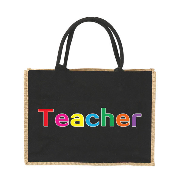 Tote bag Jute Bag Tote Bag Shopping Grocery Bag with Handle Sling Bag Premium Gift Bag Large Capacit