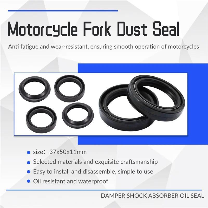 WF-รถจักรยานยนต์ด้านหน้าส้อมซีลฝุ่นและซีลน้ํามัน 37X50X11 สําหรับ Suzuki RM85 Turbo TU250 GZ250 GS55