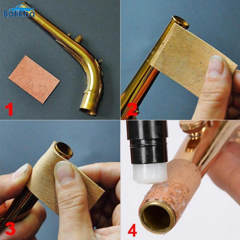 [Balikha] 3x Siege สําหรับ Saxo Mouthpiece Self-กาว Cork Squares สําหรับแซ็กโซโฟน Soprano
