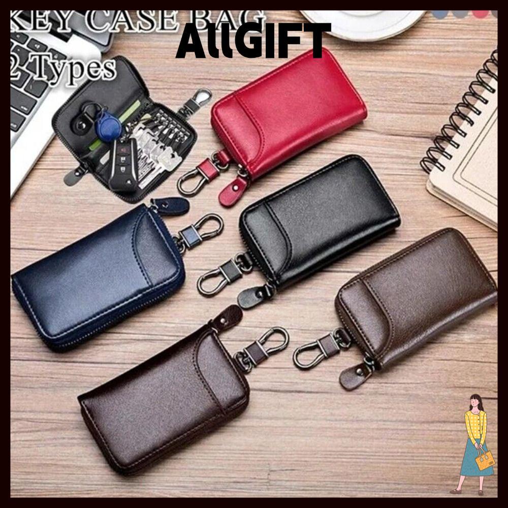 ALLGIFT Key Holder Universal Fashion Organizer Card Bag Zipper Key Pounch