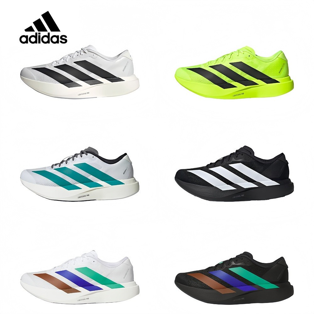 Adidas Adizero EVO SL รองเท้าวิ่งหัวกลมกันลื่นกันกระแทกรองเท้าผ้าใบ JH6206 JR3416