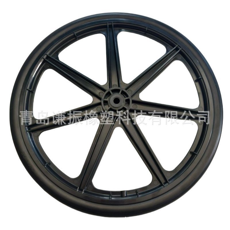 กําจัดหิมะยางซัพพลาย Vibrating ล้อ Hub นิ้ว Qian Garden 24 โฟมล้อพลาสติก 24x1.75 PU ล้อ J6VX