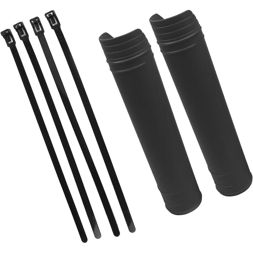 Worldmotop 2PCS Dirt Bike Front Fork Boots Shock Covers Protector โช้คอัพรถจักรยานยนต์ Guard สําหรับ