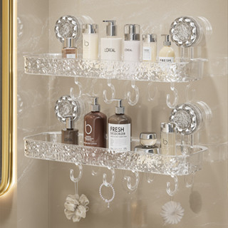 ชั้นวางของ แบบถ้วยดูดสุญญากาศ ชั้นวางของในห้องน้ำ ติดตั้งโดย…