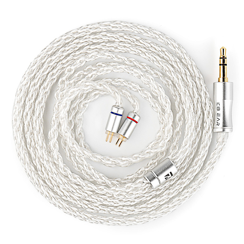 KBEAR BaiZe FS18 สายอัพเกรดหูฟัง 5N 8 core HIFI OFC สายหูฟัง 4.4 มม. สายบาลานซ์‌ สําหรับ KB02