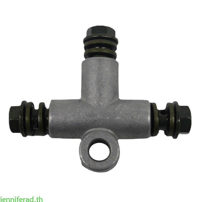 Jenniferad 3 ทางท่อเบรคไฮดรอลิกสาย Banjo Adaptor Spliter รถจักรยานยนต์ Dirt Quad Bike