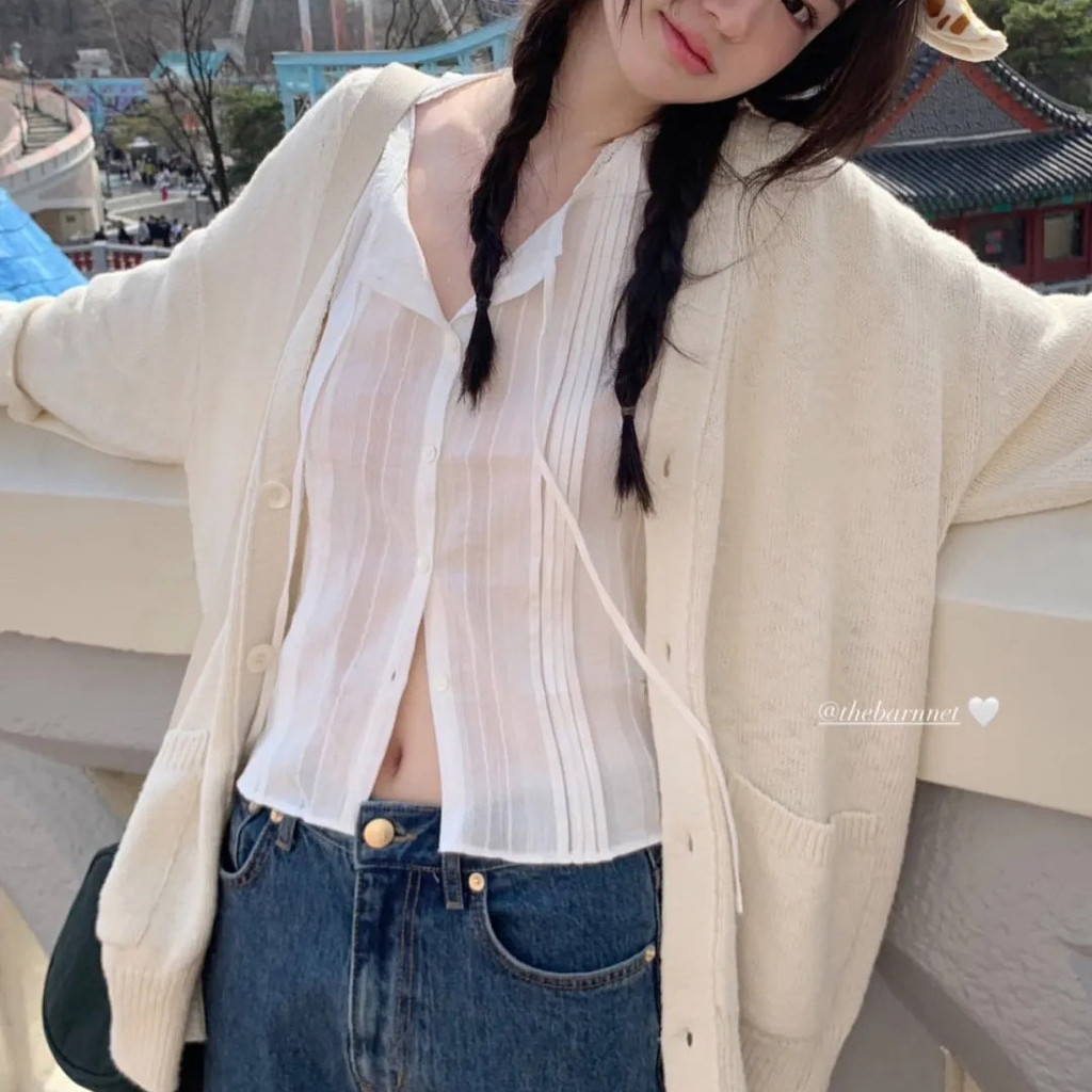 [SR-STUDIO] เสื้อแจ็คเก็ตแขนยาว สไตล์เกาหลี สำหรับทุกวัน