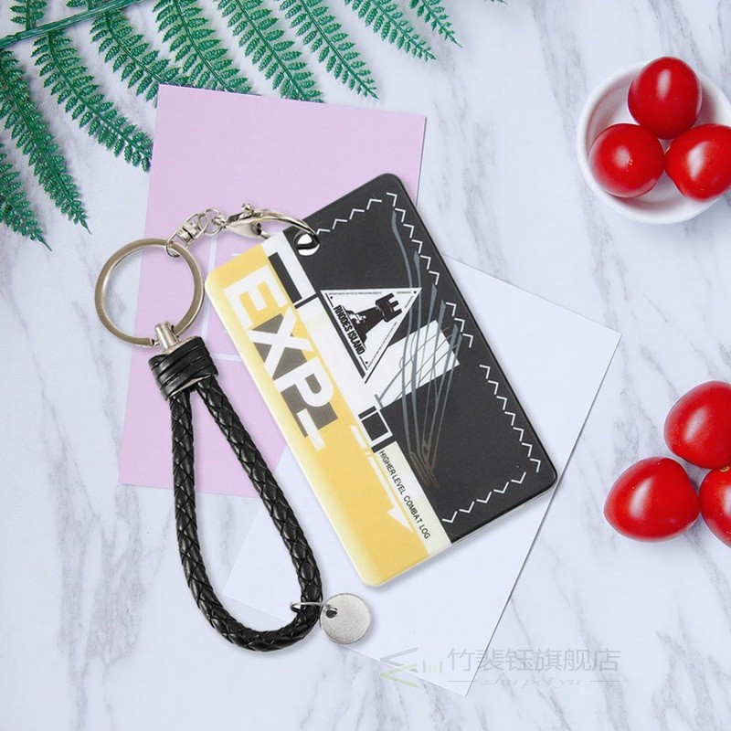 อะนิเมะ Arknights พวงกุญแจ PVC พวงกุญแจ Rhodes Island Fun Cart