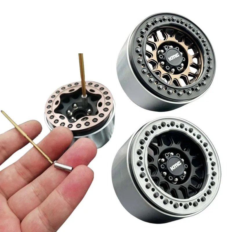 1.9 นิ้ว Kmc ล้อโลหะสําหรับ 1/10 Rc Crawler รถ Traxxas Trx4 Axial Scx10 Rc4wd อุปกรณ์เสริม