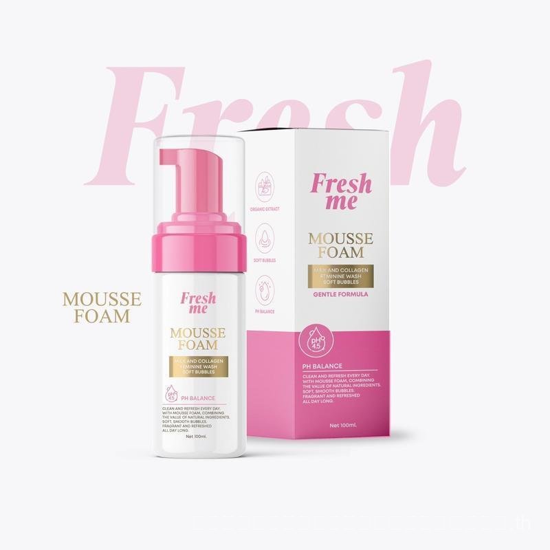Fresh me Mousse Foam Fresh Me Mousse Foam ผลิตภัณฑ์ที่ใช้ทําความสะอาดพื้นที่ส่วนตัว