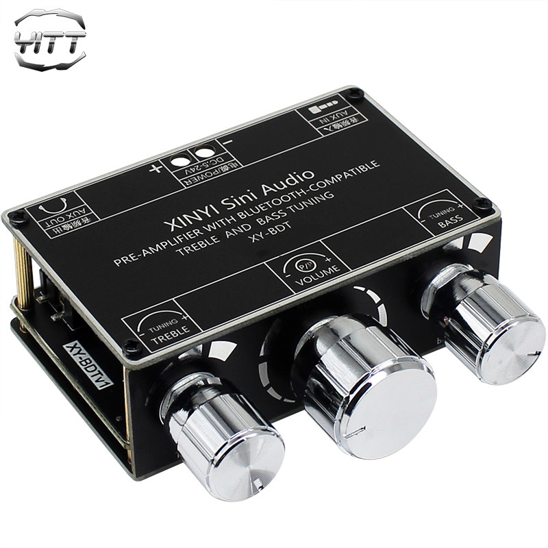 Hifi Fever เกรด Dual NE5532 Preamp Tone Board ปรับเสียงเบสสูงบลูทูธ 5.1 โมดูล Preamp BDT
