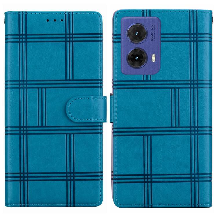 สําหรับการจัดส่งนูน Checkered หนังสําหรับ Motorola Moto G85 5G/Motorola Moto E15/Motorola Moto G35/M