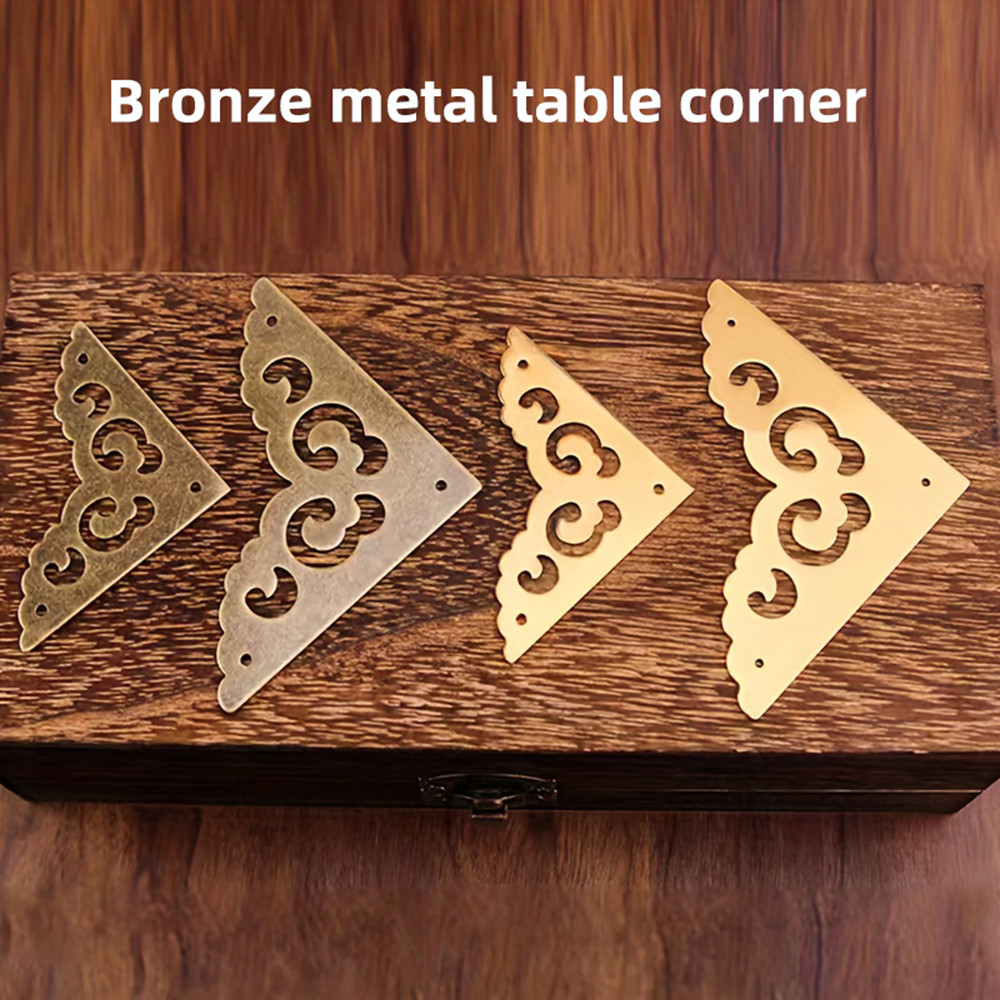 Vintage handicraft edge protector, metal furniture decoration accessories