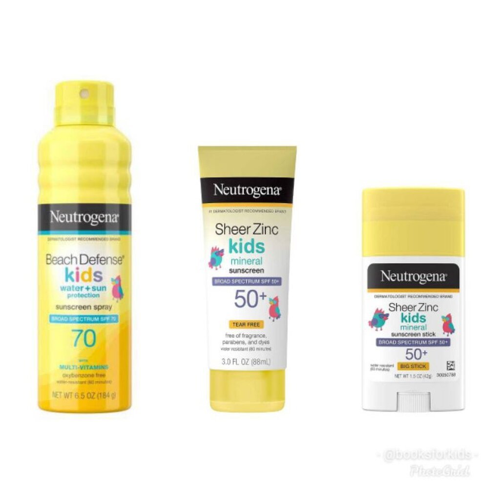 ครีมกันแดดเด็ก Neutrogena Kids SPF 70 แบบสเปรย์และแบบแท่ง