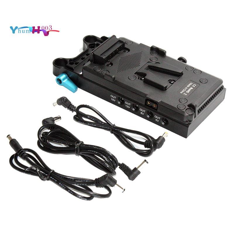 [yhumh003]V Mount V-Lock Battery Plate Adapter for V Mount Battery Mount for Camera, Video Light, Mo