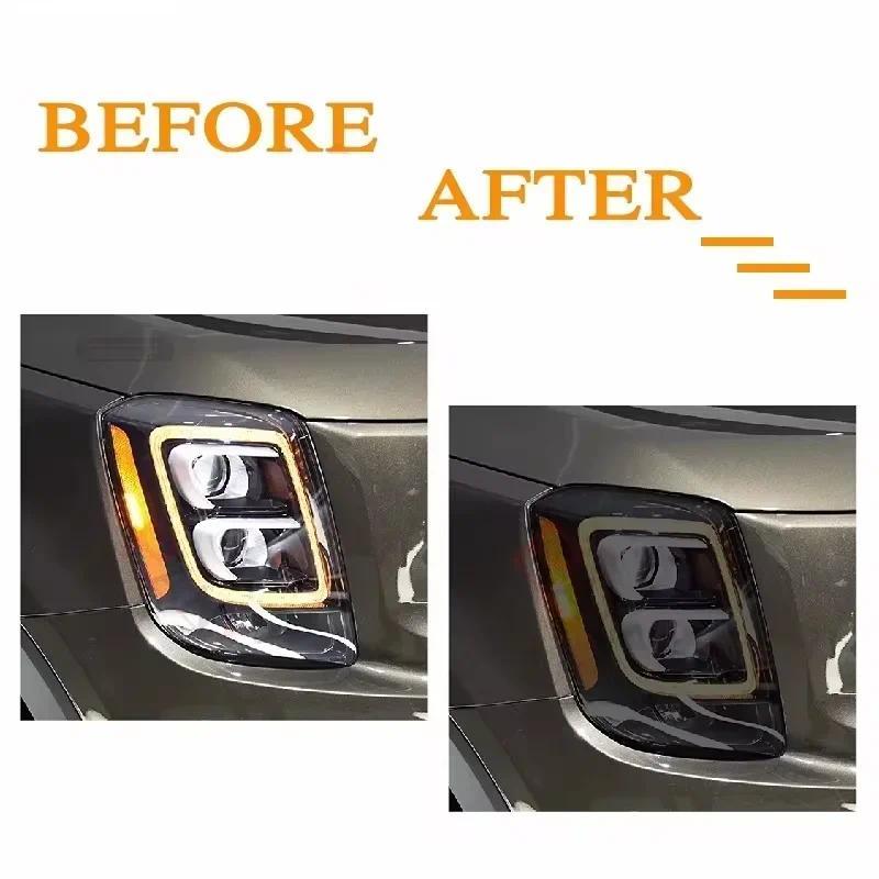 สําหรับ BMW IX50 IX40 M60 Xdrive I20 2022 2023 TPU ไฟหน้าฟิล์มรถสีป้องกันฟิล์มสติกเกอร์ใส