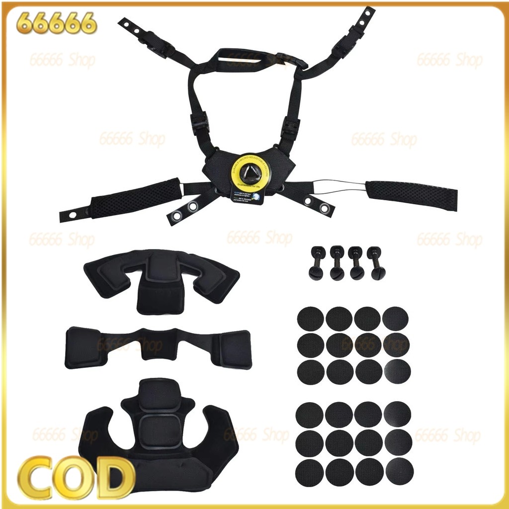 หมวกกันน็อคยุทธวิธีระบบแขวน Wendy Suspension Lanyard สายรัดคางสําหรับ Wendy FAST MICH หมวกกันน็อค