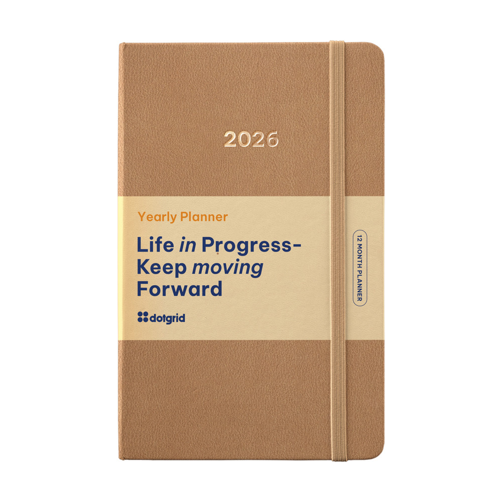 สมุดแพลนเนอร์ 2026 Dot Grid | สมุดแพลนเนอร์การจัดการเวลา 2026 | นักวางแผนรายปี 2026 | รายวัน นักวางแ