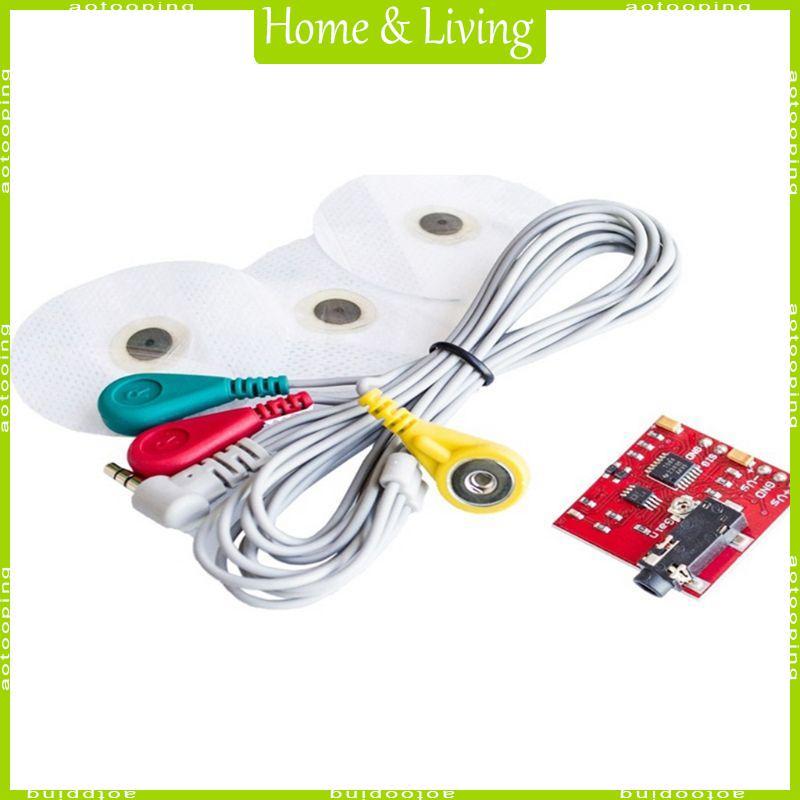 AOTOO Professional Muscle Signal Sensor ทนทาน EMG Sensor โมดูลสําหรับคอนโทรลเลอร์ชุดอุปกรณ์เสริม