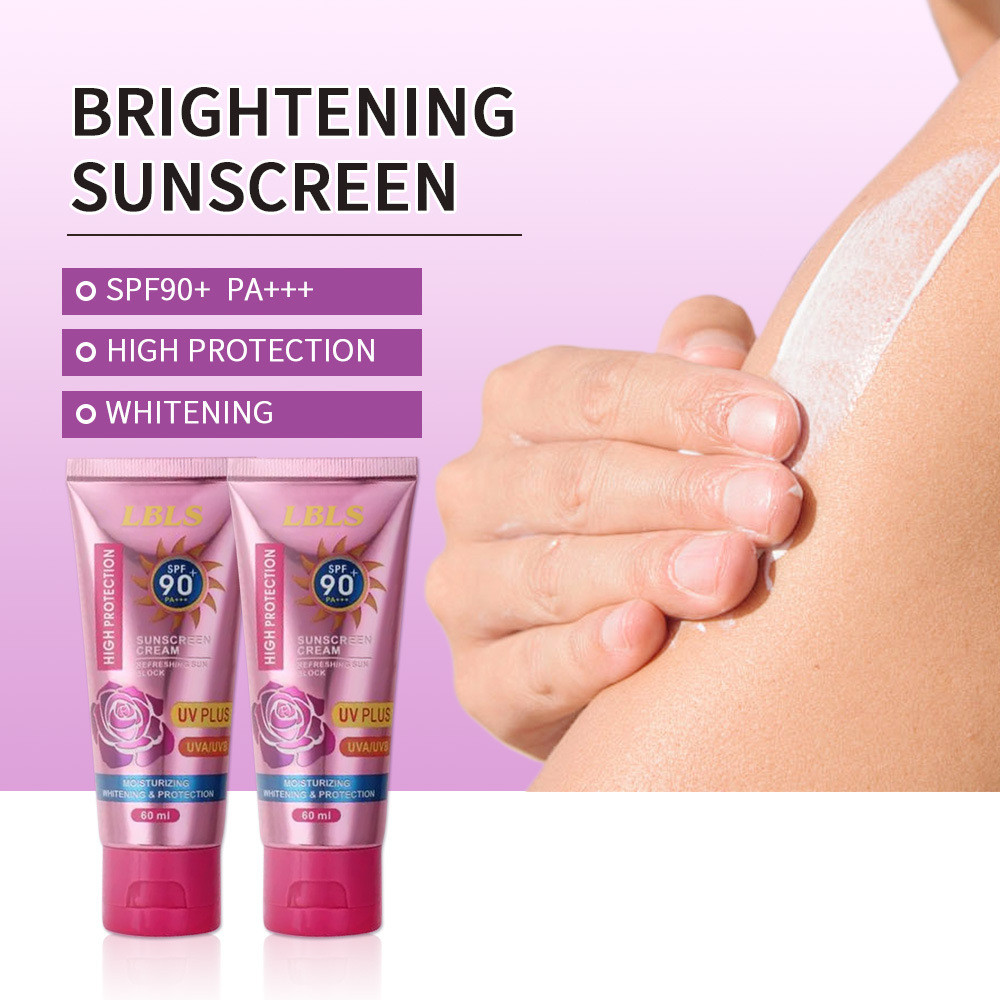 【ซื้อ 1 แถม 2】ครีมกันแดดกันน้ำ SPF 90+++ 60 มล. สำหรับบำรุงผิวหน้า บำรุงผิวขาวกระจ่างใส CelestialNook - รูปที่ 3