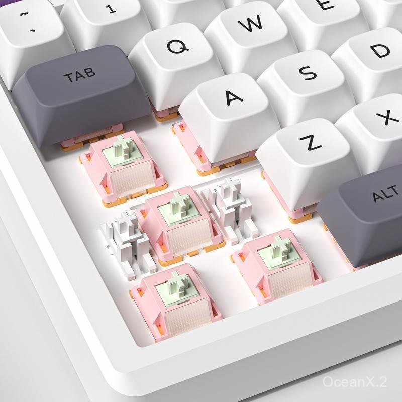 ZIFRIEND HK101 คีย์บอร์ดไร้สาย Tri-mode คีย์บอร์ดเชิงกล Full Keys Hot-swap หล่อลื่นตัวเอง Customized