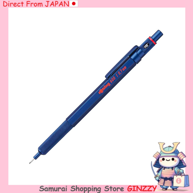 rOtring ดินสอเขียนแบบ Rotring 600 0.7mm สีไอรอนบลู เครื่องเขียนจากญี่ปุ่น